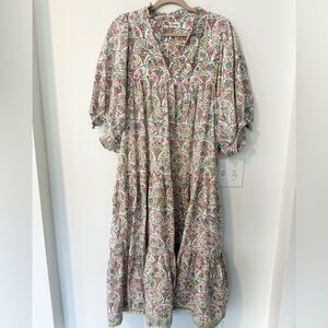 Karni Floral Boho Maxi Dress 2XL